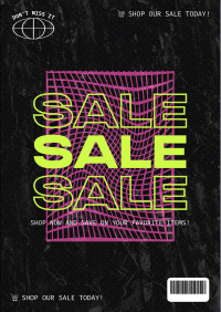 Grunge Street Sale Poster Image Preview