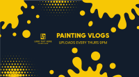 Painting Vlogs YouTube Banner Image Preview