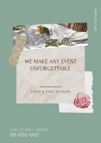Event and Party Planner Scrapbook Poster Image Preview