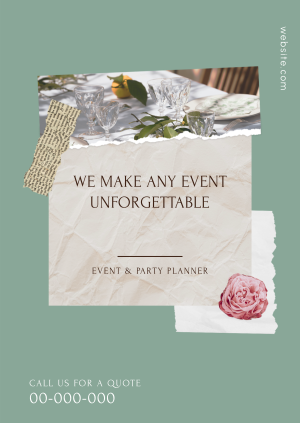 Event and Party Planner Scrapbook Poster Image Preview