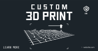 Custom 3D Print Facebook ad Image Preview