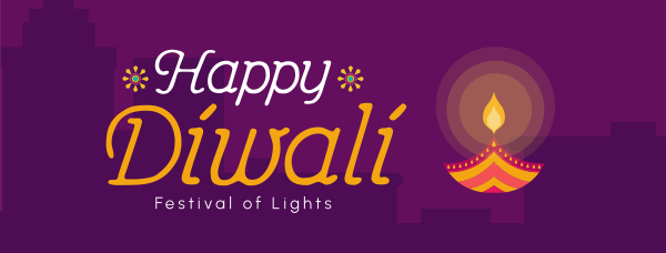 Diwali Celebration Facebook Cover Design Image Preview