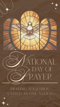 Elegant Day of Prayer Facebook Story Design