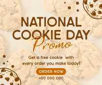 Cookie Day Discount Facebook Post Design