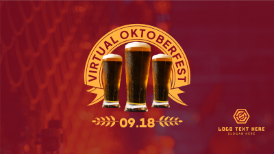 Virtual Oktoberfest Facebook event cover Image Preview