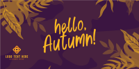 Hello Autumn Season Twitter post Image Preview