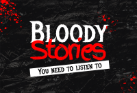 Bloody Stories Pinterest Cover Design
