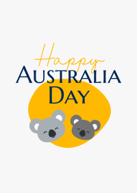 Happy Australia Day Poster Image Preview