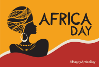 African Woman Pinterest Cover Design