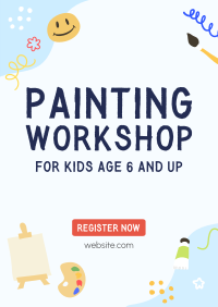 Art Class For Kids Poster Image Preview