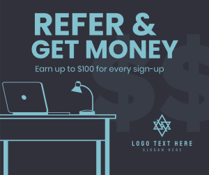Refer And Get Money Facebook post Image Preview