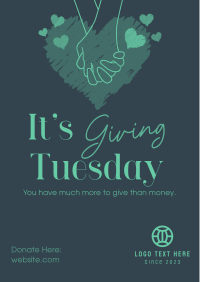 Giving Tuesday Hand Flyer Image Preview