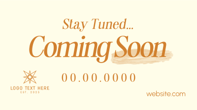 Minimalist Coming Soon Facebook Event Cover Image Preview