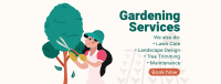 Outdoor Gardening Services Facebook Cover Design