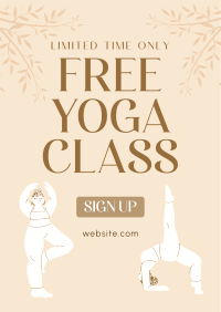 Zen Yoga Promo Flyer Design