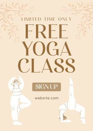 Zen Yoga Promo Flyer Image Preview