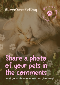 Love Your Pet Day Giveaway Poster Image Preview