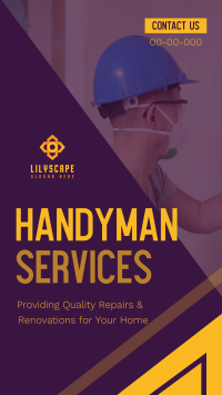 Handyman Services Whatsapp Story Image Preview