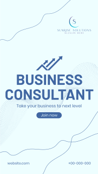 Business Consultant Services Instagram Reel Image Preview