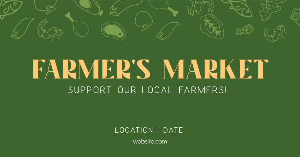 Farmers Bazaar Facebook Ad Design