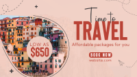 Travelling International Facebook Event Cover Design
