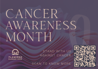 Cancer Awareness Month Postcard Image Preview