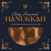 Hanukkah Celebration Instagram post Image Preview