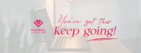 Keep Going Motivational Quote Facebook Cover Image Preview