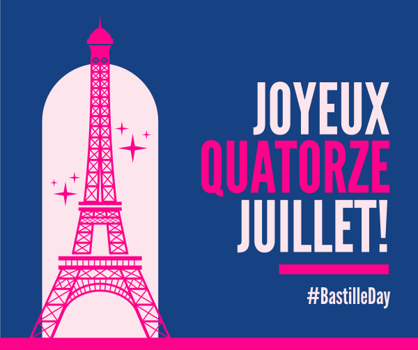 Quatorze Juillet Facebook Post Design Image Preview