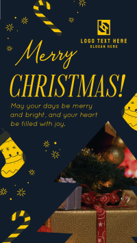 Merry and Bright Christmas Instagram Reel Design