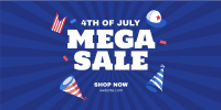 Independence Mega Sale Twitter Post Design