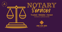 Reliable Notary Facebook Ad Design