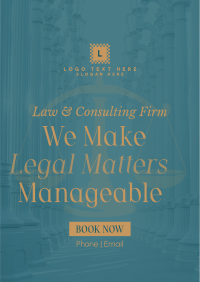 Making Legal Matters Manageable Poster Image Preview