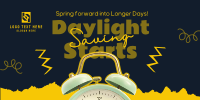 Start Daylight Saving Twitter post Image Preview