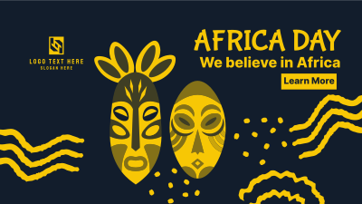 Africa Day Masks Facebook event cover Image Preview