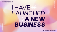 New Business Launch Gradient Animation Image Preview