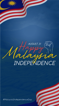 Malaysia National Day Celebrate TikTok video Image Preview