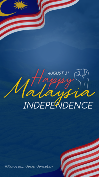 Malaysia National Day Celebrate TikTok Video Image Preview