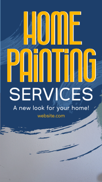 Professional Paint Services Facebook Story Design