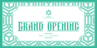 Art Deco Opening Twitter Post Image Preview