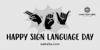 Hey, Happy Sign Language Day! Twitter post Image Preview