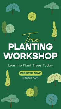 Tree Planting Workshop TikTok video Image Preview