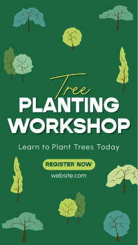 Tree Planting Workshop TikTok Video Image Preview