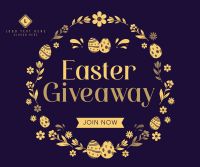 Cute Easter Giveaway Facebook Post Design