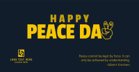 Happy Peace Day Facebook ad Image Preview