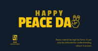 Happy Peace Day Facebook Ad Design