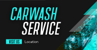 Cleaning Car Wash Service Facebook Ad Design