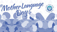 Abstract International Mother Language Day Animation Image Preview