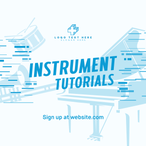 Music Instruments Tutorial Instagram post Image Preview