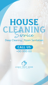 Professional House Cleaning Service Instagram Story Design